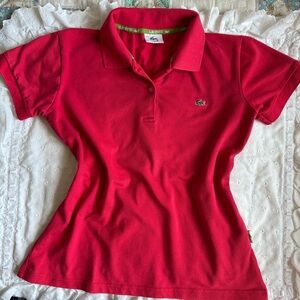 Y2K Lacoste Baby Tee Polo